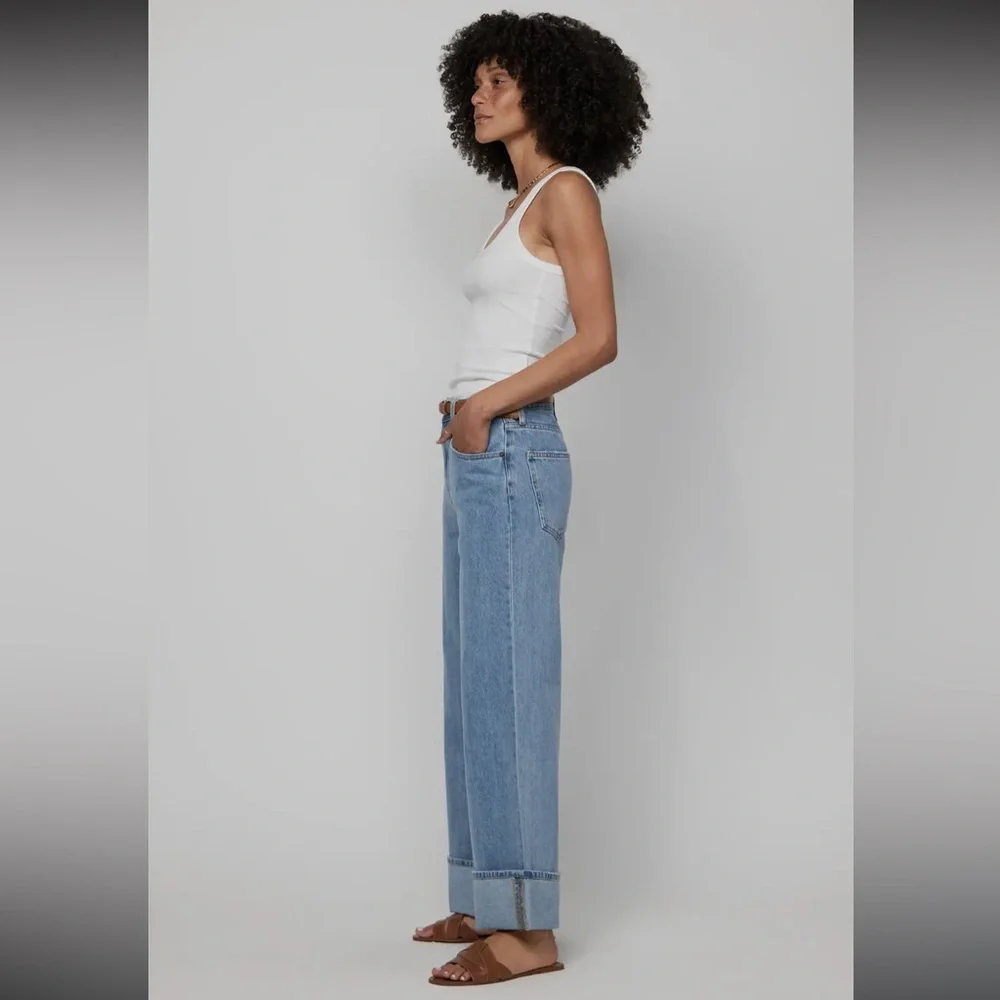Oliver Logan | Parker Baggy Cuffed Wide-Leg | 100% Recycled Cotton AuthenticJean - Picture 10 of 14